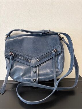 Botkier New York Navy Blue Crossbody Bag Purse with Brushed Finish - Like new